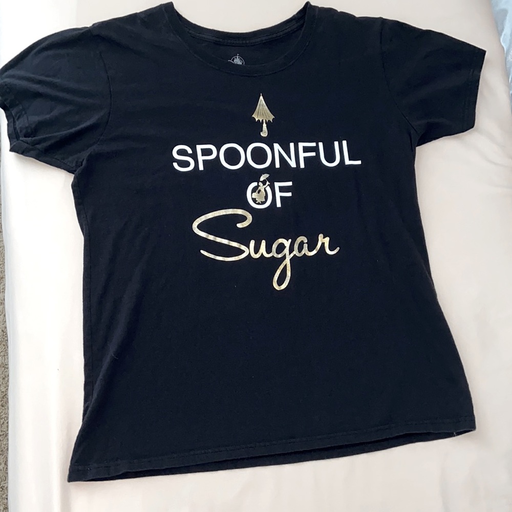 Black Mary Poppins t-shirt.